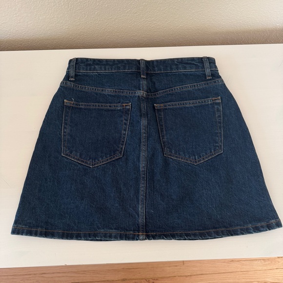 SOLD Reformation Lydia High Rise Denim Mini Skirt - Picture 2 of 6